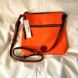 - NWT Dooney & Bourke Crossbody coral/orange color.